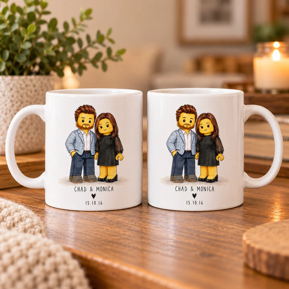 Brick portrait matching mug example 3