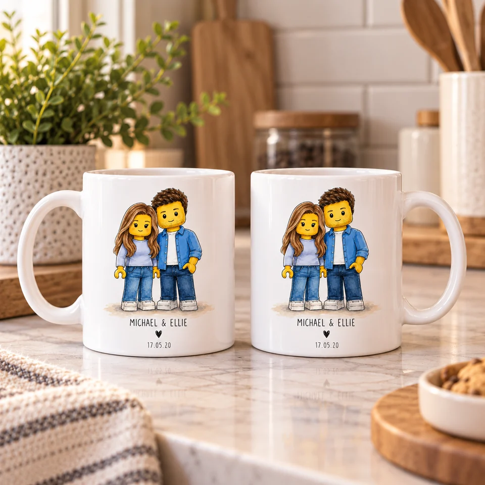 Brick portrait matching mug example 1