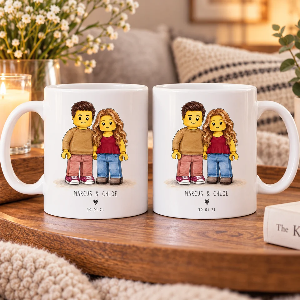 Brick portrait matching mug example 2